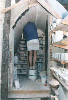 loading the kiln