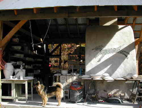 Loading Kiln with good dog China