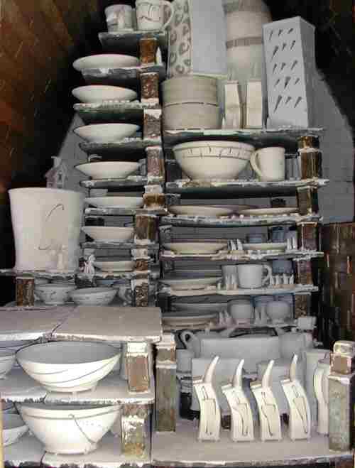 Kiln loaded